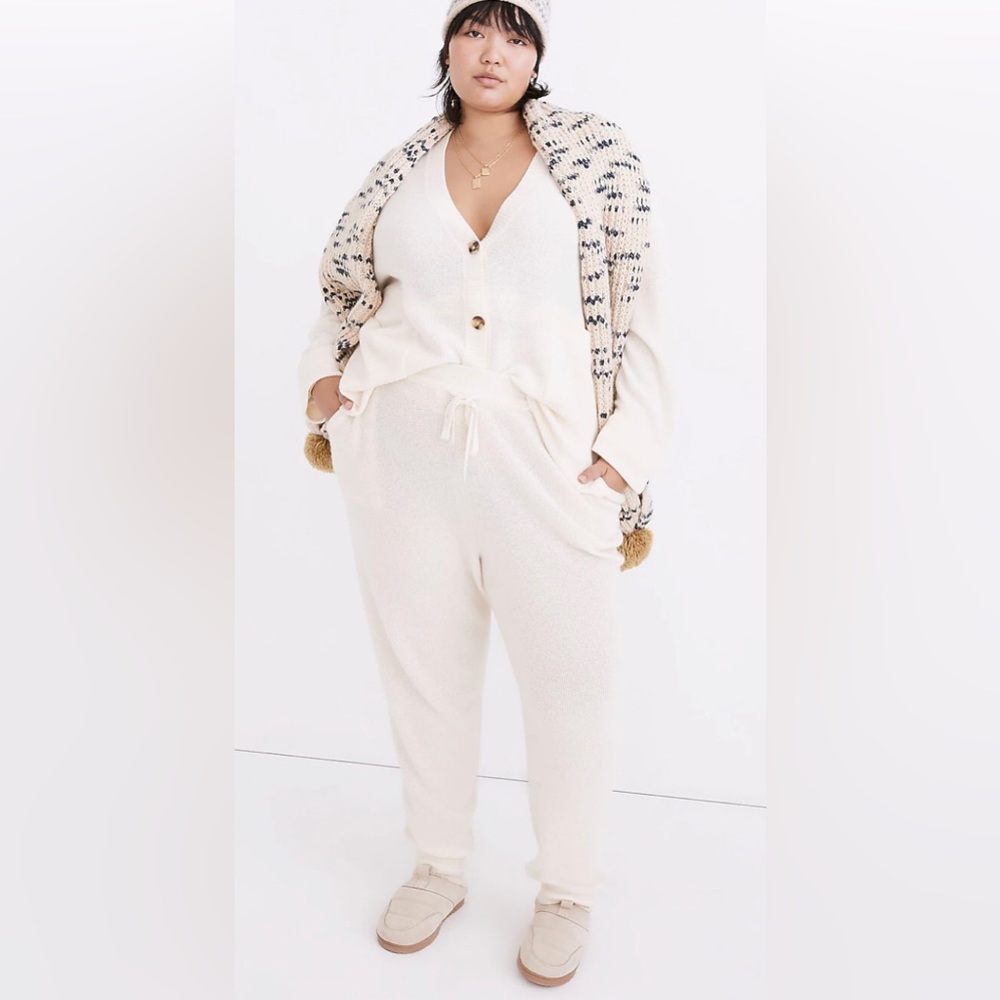 NWT madewell waffle joggers